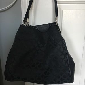 Black coach bag